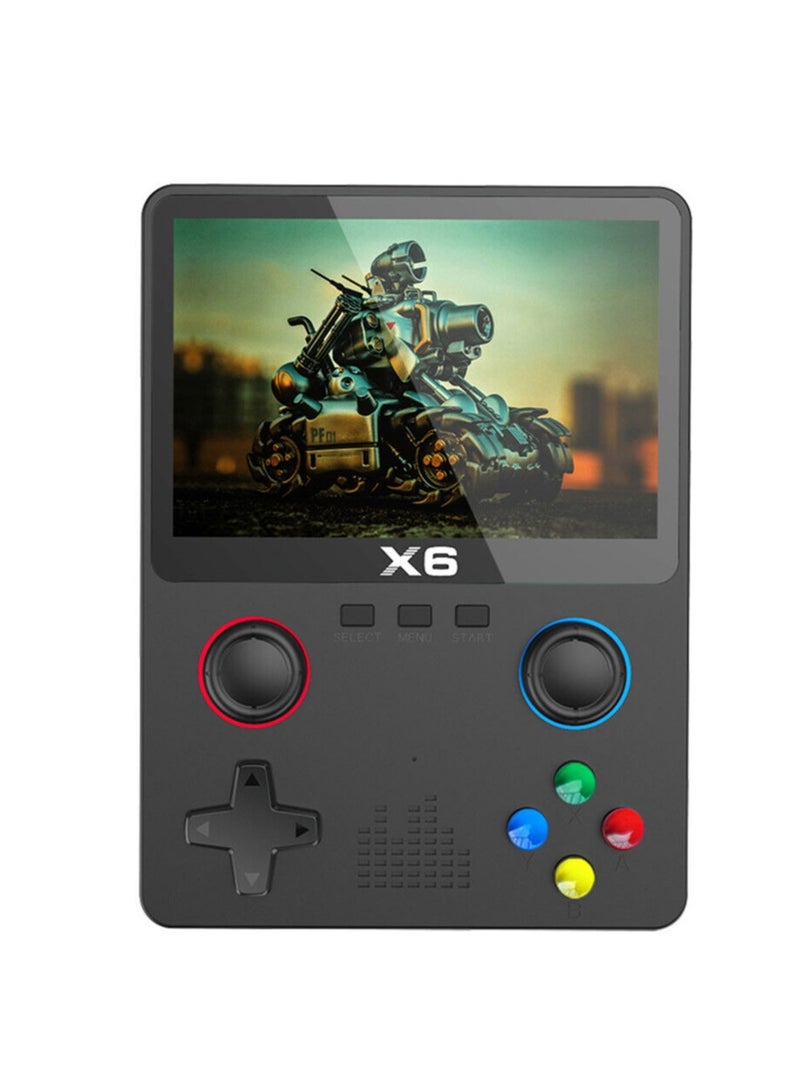 2023 New X6 3.5Inch IPS Screen Handheld Game Player Dual Joystick 11 Simulators GBA Video Game Console for Kids Gifts - Image 1