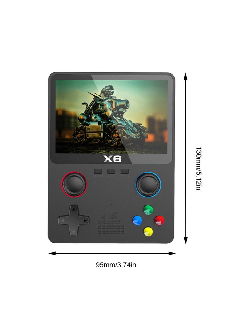 2023 New X6 3.5Inch IPS Screen Handheld Game Player Dual Joystick 11 Simulators GBA Video Game Console for Kids Gifts - Image 5