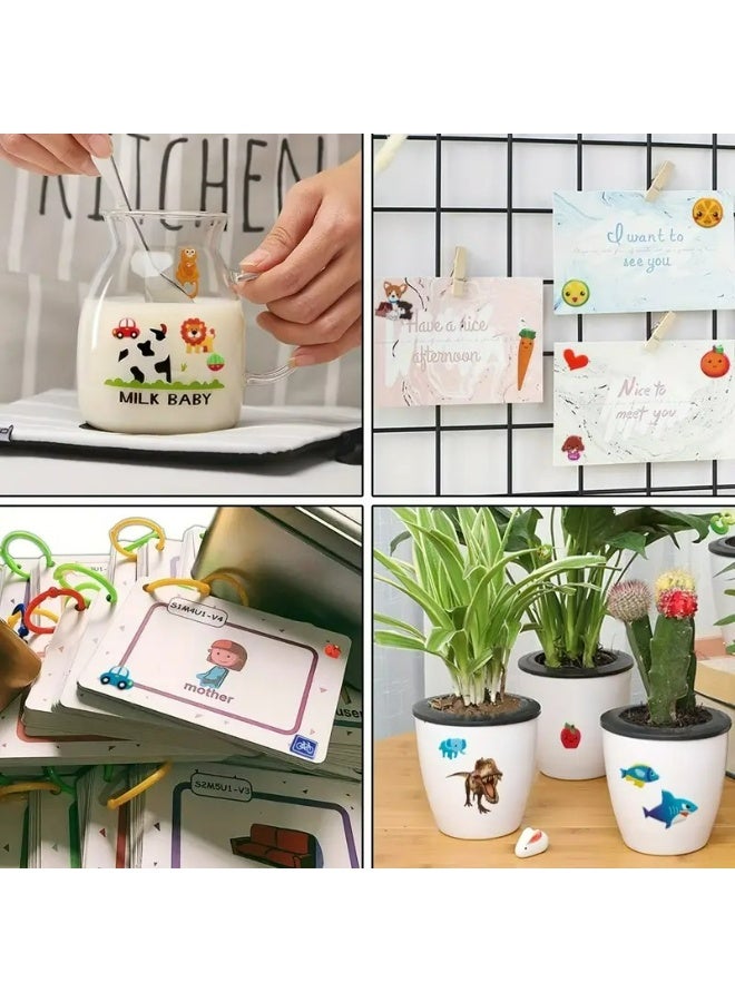 Kandid 1800+(36 Sheets) 3D Puffy Stickers for Kids & Toddlers Variety Pack Cute Resuable Sticker for Boys Girls Puffy Small Stickers Sheets Including Animals, Letters, Numbers, Dinosaurs, Cars and More - Image 2