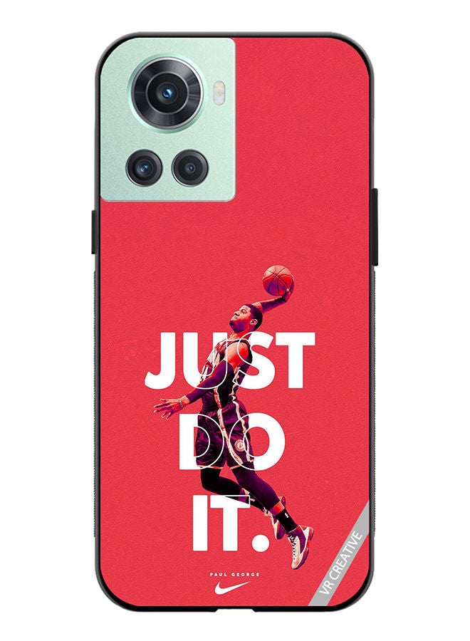 VR CREATIVE Protective Case Cover For OnePlus 10R Just Do It Paul George Design Multicolour - Image 1