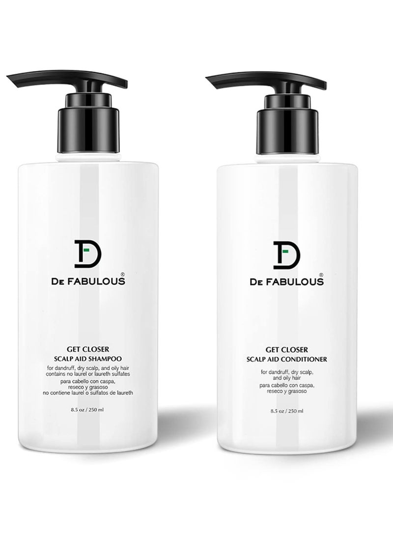 De Fabulous Shampoo and Conditioner 250ml Sulphate Free pH Balanced Pack of 2 - Image 1