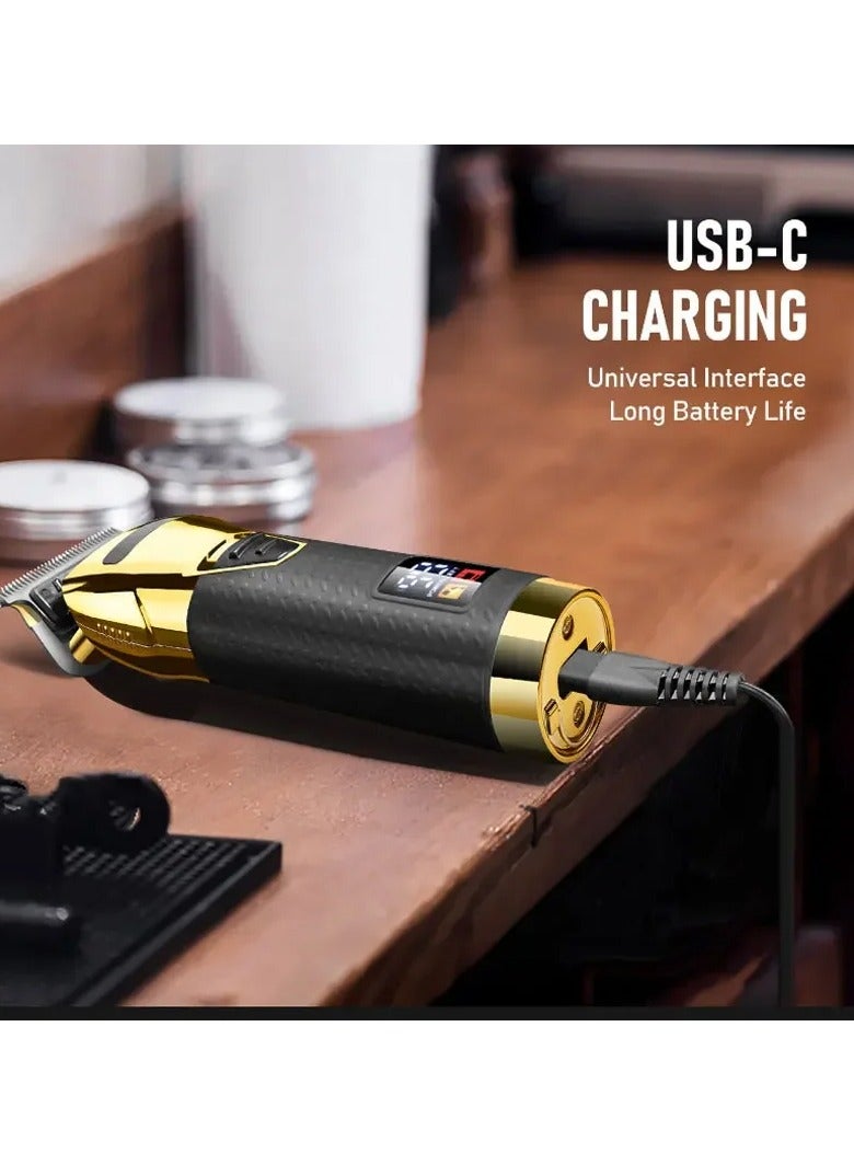 AROAQ Hair Clipper PRO Professional Electric Hair Trimmer Barber Shaver Trimmer Beard 0mm Men Hair Cutting Machine for Men - Image 4