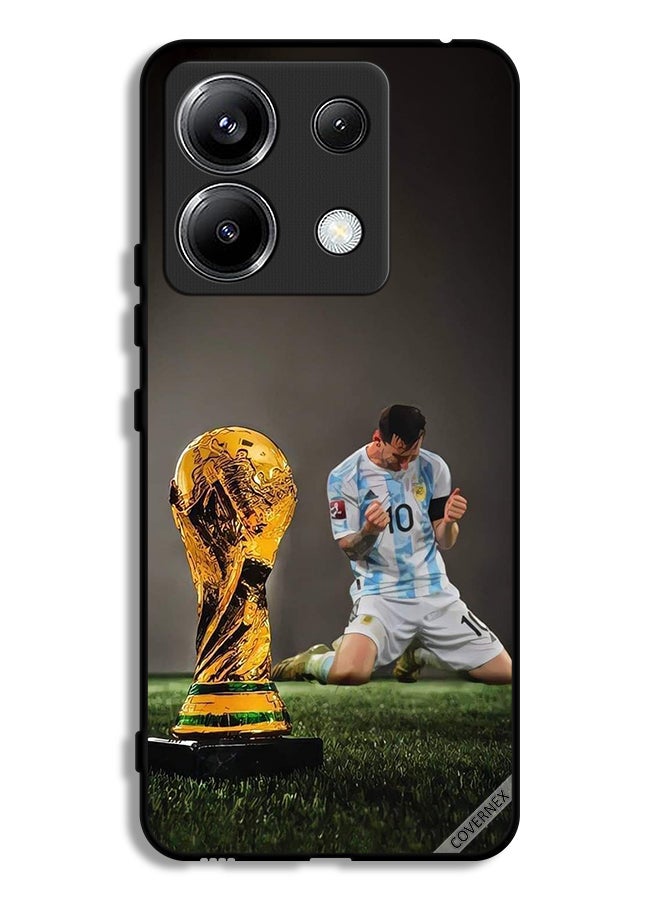 Covernex Xiaomi Redmi Note 13 Pro 5G Protective Case Cover Leo Messi & FIFA Trophy - Image 1