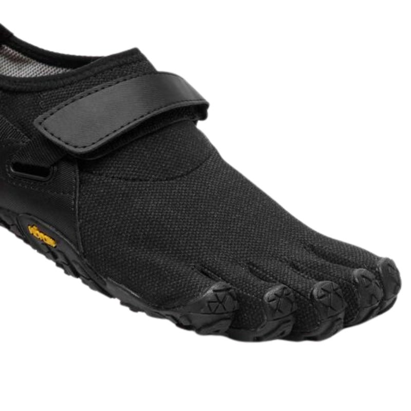 Vibram Men's FiveFingers Spyridon EVO | Barefoot Trail Running & Off-Road Shoes for Grip & Stability, Black/Black, 50 EU / 14-15 US - Image 4