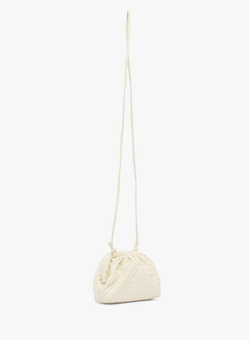 GLAMOROUS Mini Woven Pillow Shoulder Bag - Image 2