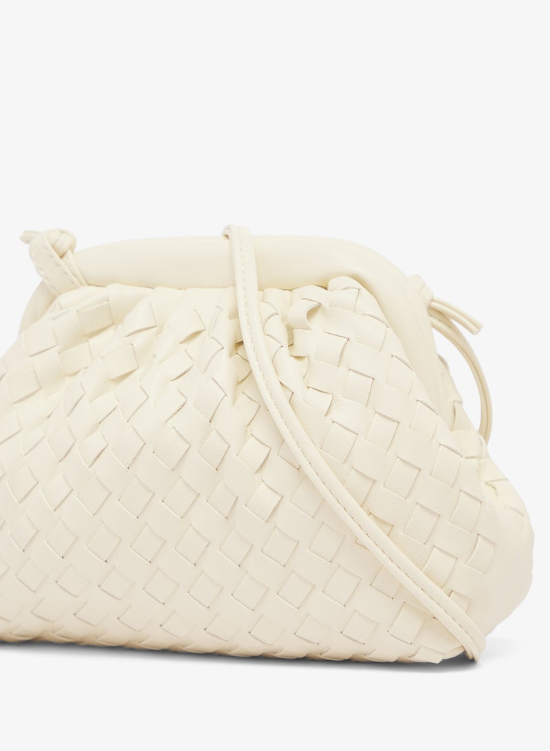 GLAMOROUS Mini Woven Pillow Shoulder Bag - Image 4