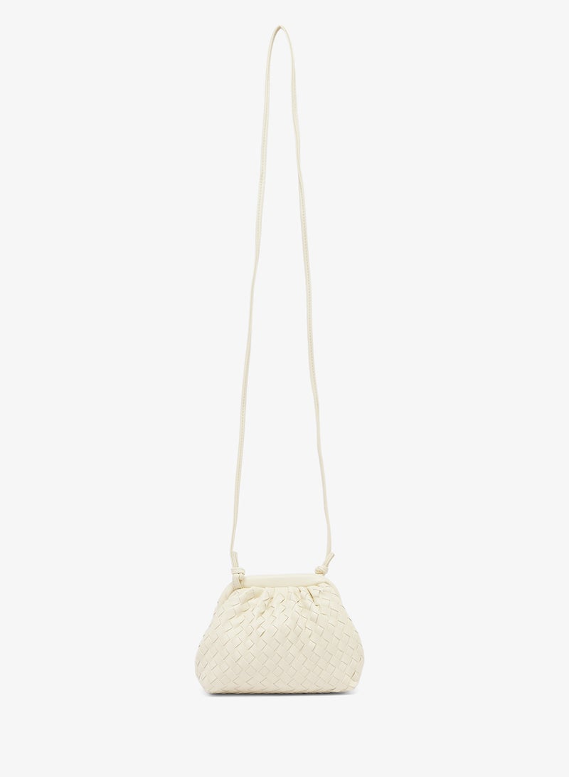 GLAMOROUS Mini Woven Pillow Shoulder Bag - Image 3
