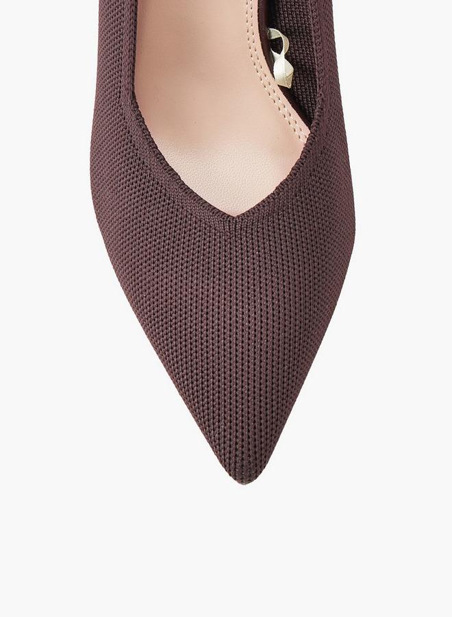 Paprika Women Kitten Heel Pumps - Image 5