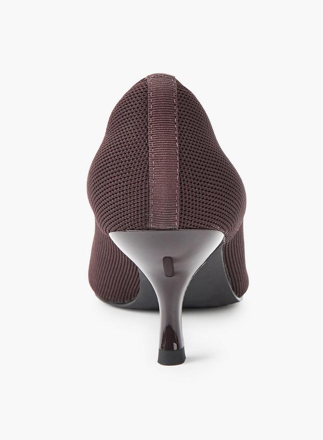 Paprika Women Kitten Heel Pumps - Image 4