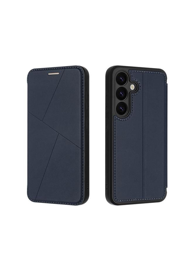 اس-توب جراب لهاتف Samsung Galaxy S25 5G من سلسلة Armor المغناطيسية مع فتحات بطاقات RFID من الجلد - Image 2