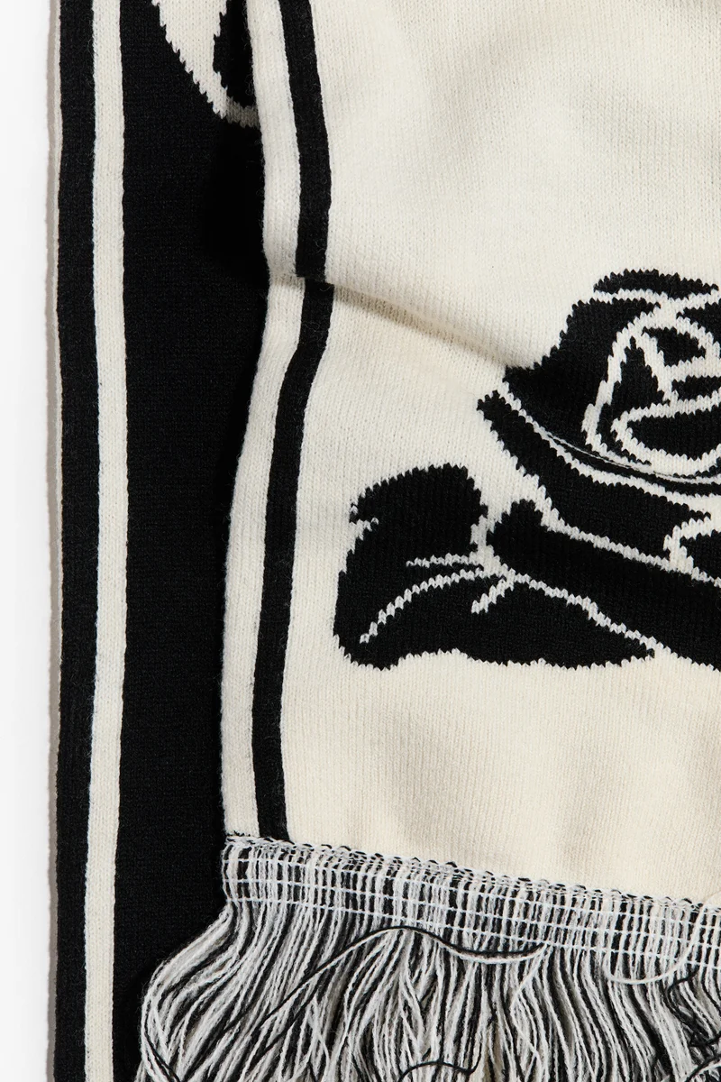 H&M  Jacquard-knit scarf for Men | Best Price UAE