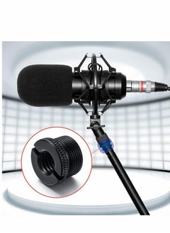 Y&D Screw Thread Adapter 3/8 Female to 5/8 Male, 8 Pack Universal Microphone Stand Threaded For Mic Micphone Stand, Plastic and Aluminum  - Image 3