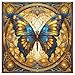 PPuzzling Vintage Butterfly Puzzles for Adults 1000 Pieces Stained Glass Butterflies Jigsaw Puzzles Retro Animal Challenging Puzzle as Butterfly Decor - Image 4