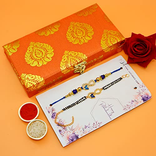 JAIPUR ACE Printed Designer Decorative Shagun Cash Money Box with Rakhi | Rakhi for Brother, bhai, bhaiya, bhabhi,Kids | Rakshabandhan Gifting Cash Box with Rakhi Combo - Image 1