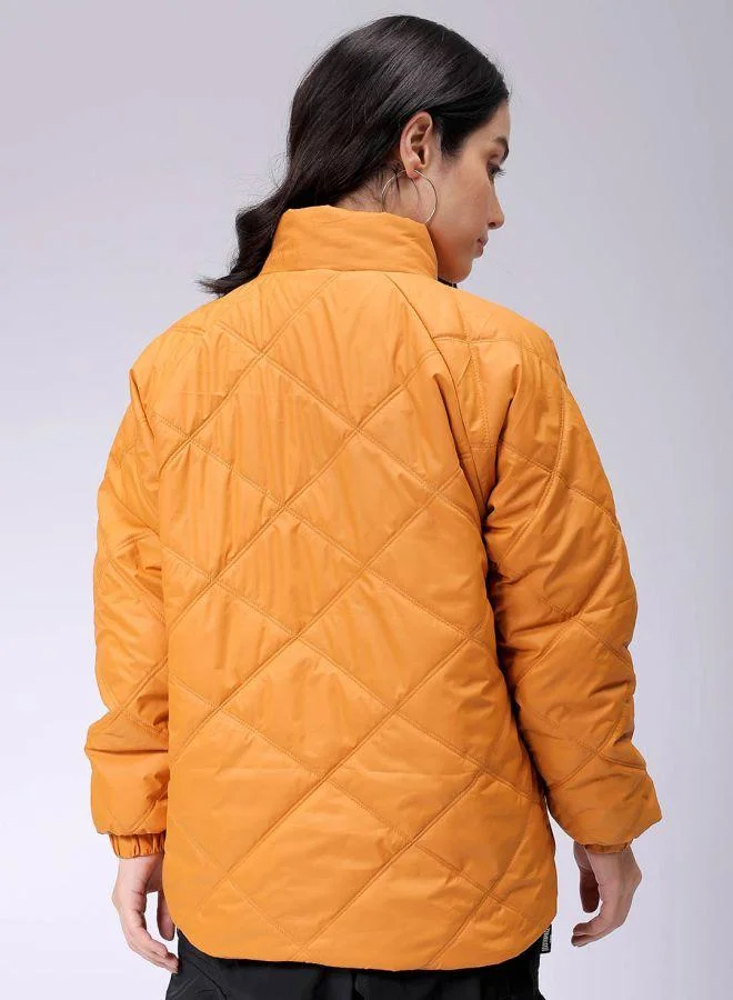 Freehand  Women Relaxed Fit Solid Quilted Jacket for Women | Best Price UAE