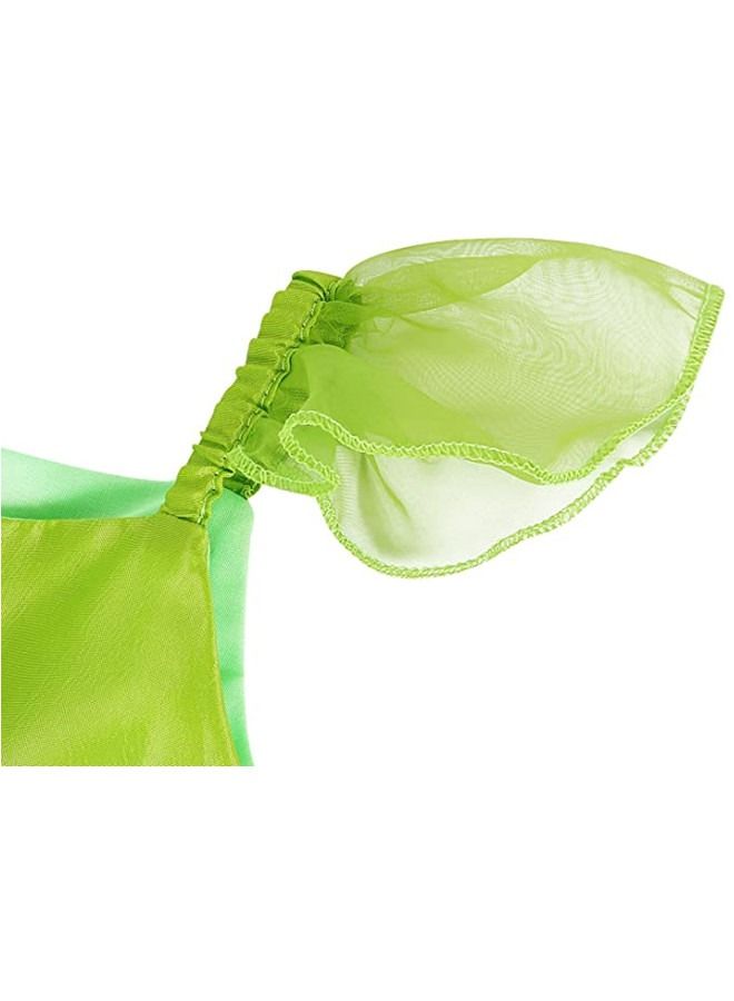 ISank Green Princess  Dress with Wings  Costumes for Toddler Girls Birthday Party Fancy Dress Up  - Image 5