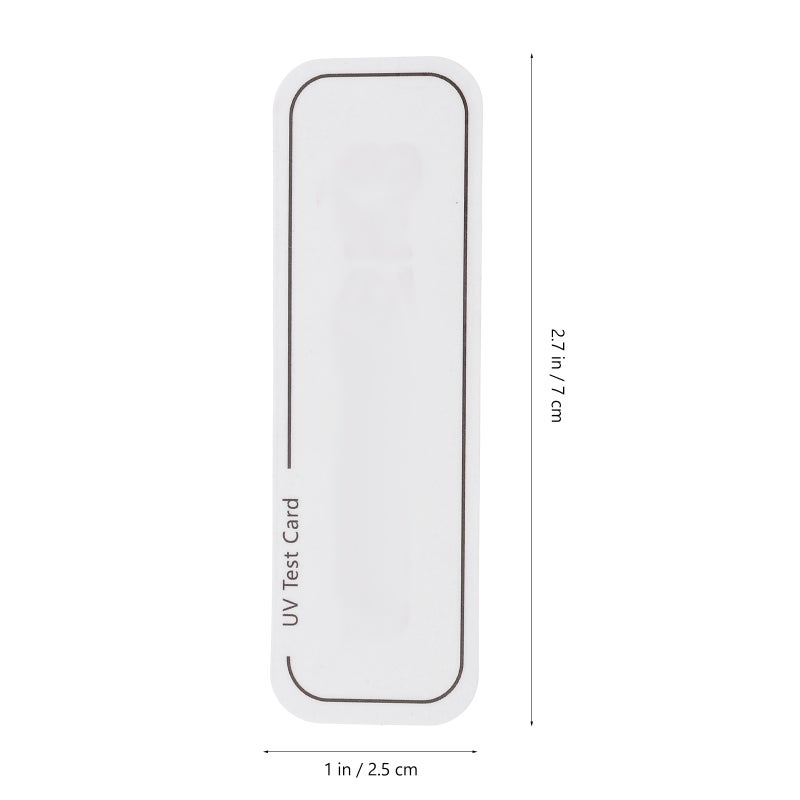 20 pcs UV Testing Cards Test Cards Cabinet UV Testing Cards - Image 4