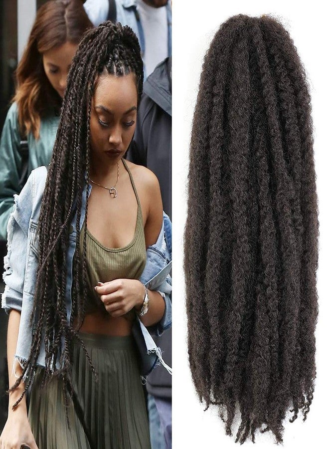 BAISAI 3 Packs Marley Twists Hair Long Twist Afro Kinky Braiding Hair for Twists Synthetic Crochet Hair 18 Inch 100g/pack(4#) #4 - Image 1