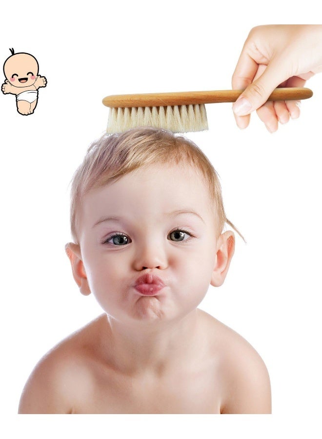 Stone and Clark Baby Hair Brush Baby Comb Set for Newborns - Image 3