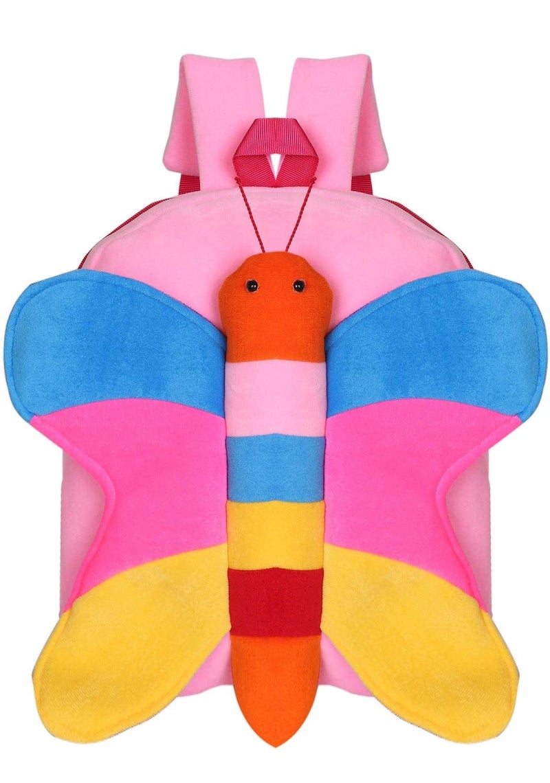 blue tree Kids School Bag Soft Plush Backpack Cartoon Bags Mini Travel Bag for for Girls Boys Toddler Baby Konggi Rabbit & Butterfly - Image 3