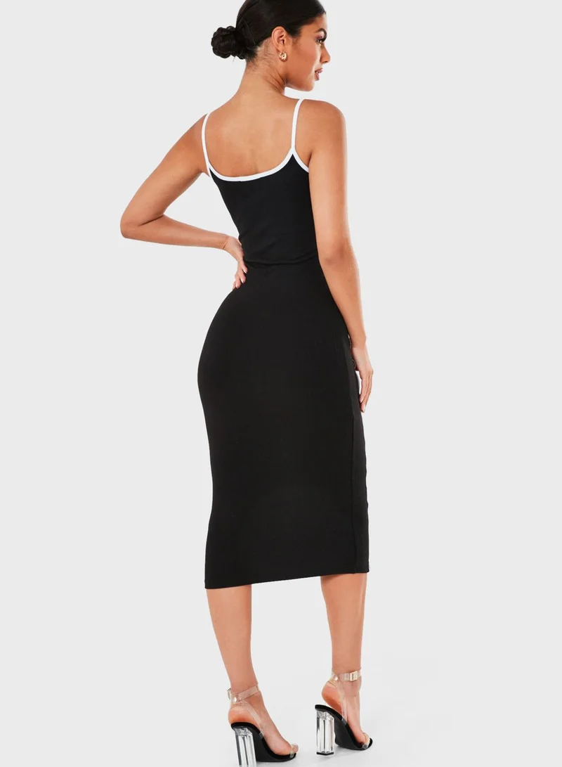 Missguided Ribbed Bodycon Dress