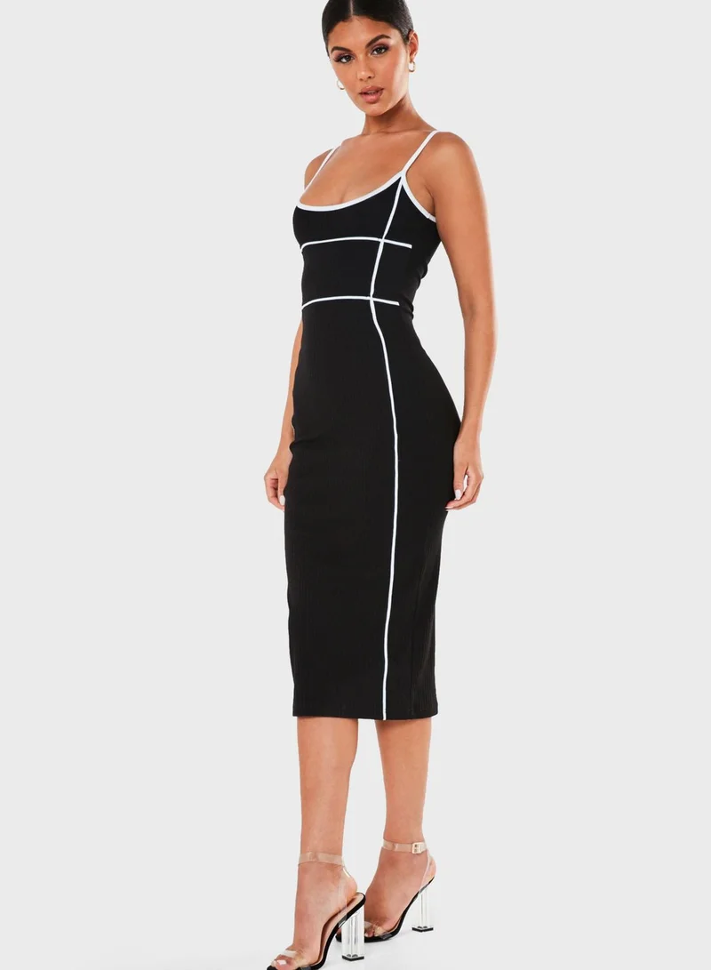 Missguided Ribbed Bodycon Dress