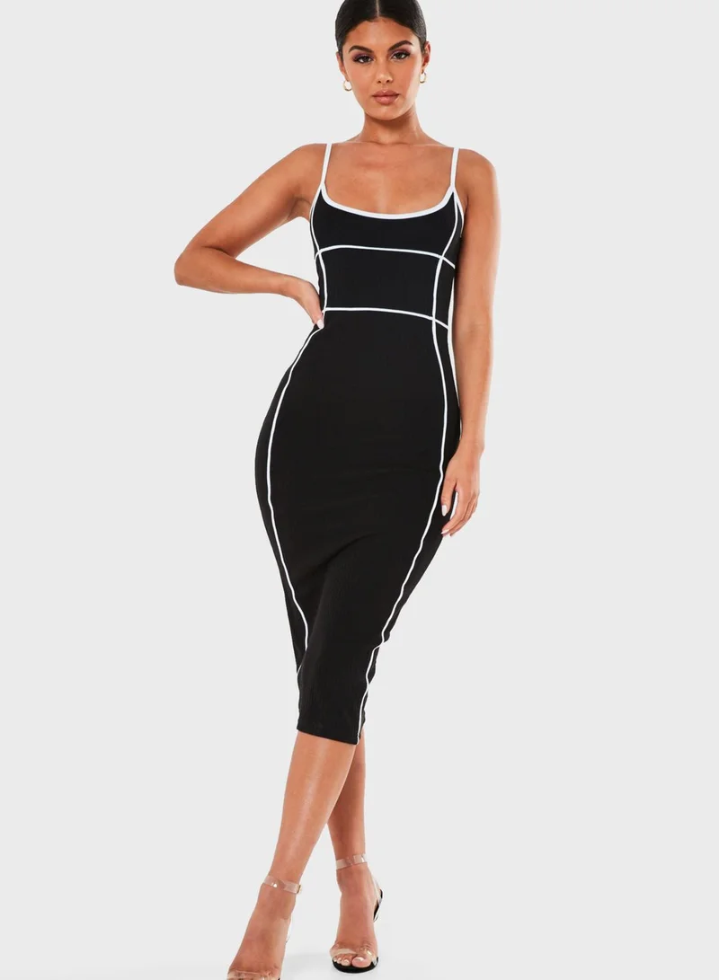 Missguided Ribbed Bodycon Dress