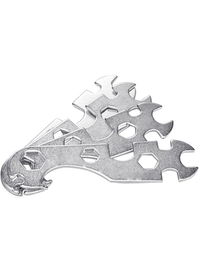 GGOOT Multi-hole Cycle Mountain Bike Wrench Multifunctional Hexagon Wrench Multi‑Hole Flat Wrench Spanner Tool Bicycle hardware tools multi-function flower piece multi-purpose screw wrench  - Image 3