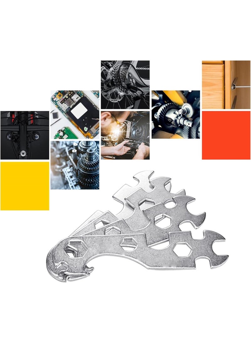 GGOOT Multi-hole Cycle Mountain Bike Wrench Multifunctional Hexagon Wrench Multi‑Hole Flat Wrench Spanner Tool Bicycle hardware tools multi-function flower piece multi-purpose screw wrench  - Image 2