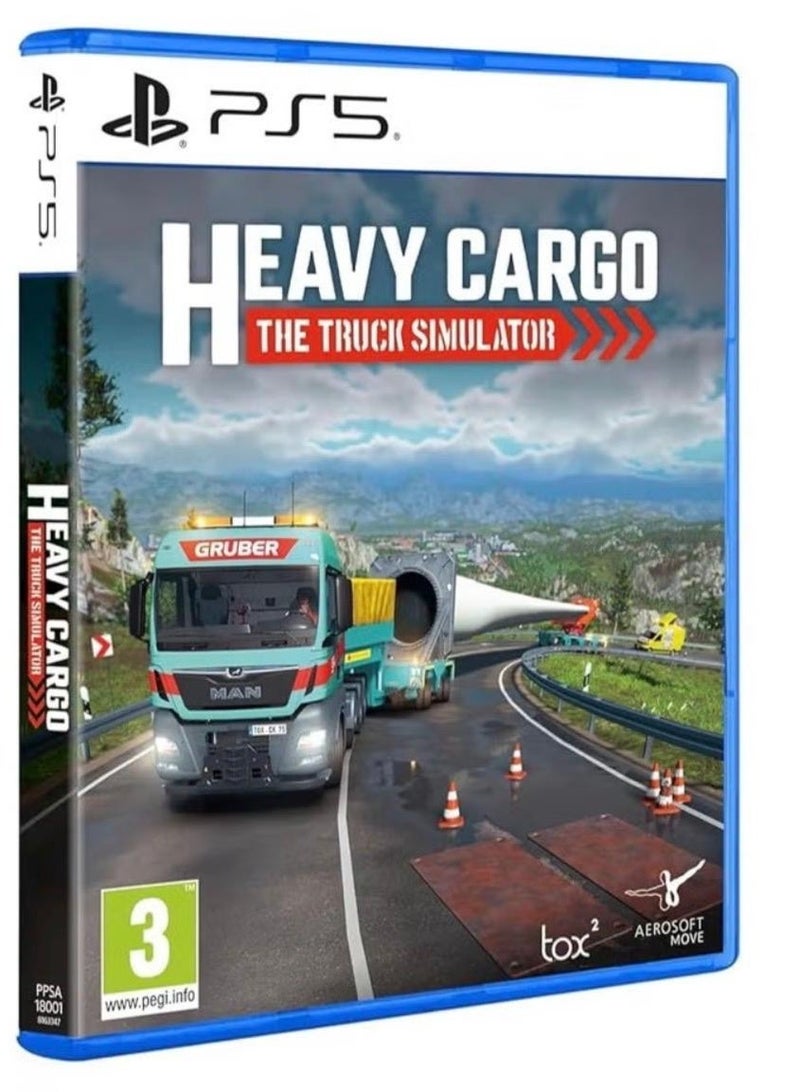 PlayStation Heavy Cargo: The Truck Simulator – PS5 Game | Realistic Heavy Transport Simulation | Career Mode & Open-World Driving | International Version | PEGI 3 - Image 1