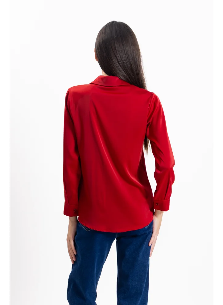 SHAPES SATIN SHIRT