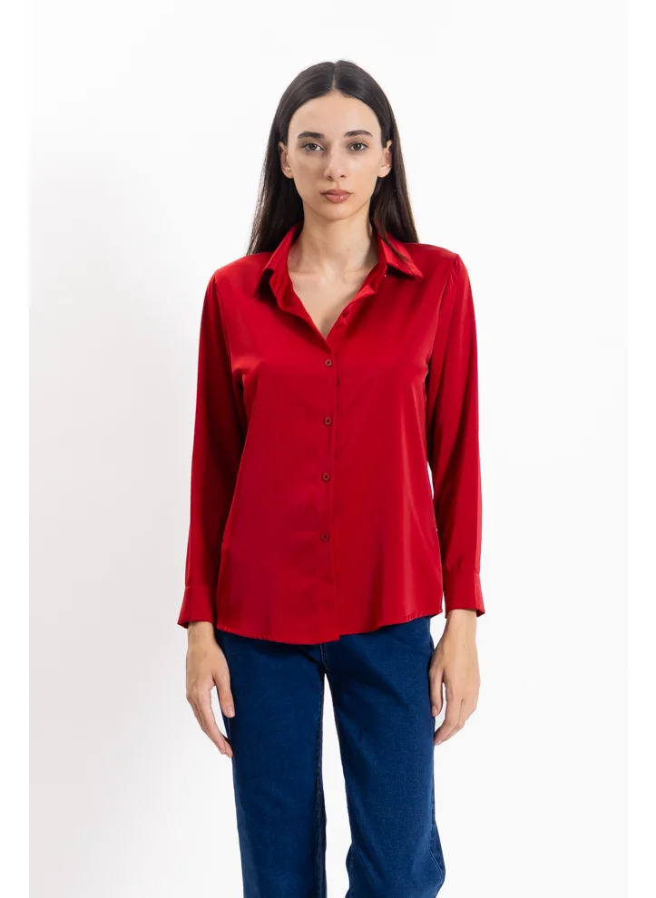 SHAPES SATIN SHIRT