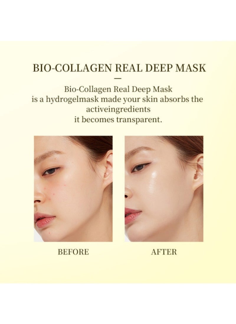 BIODANCE - Bio-Collagen Real Deep Mask, Hydrating Overnight Mask, Pore Minimizing, Elasticity Improvement, 34g x4ea - Image 1