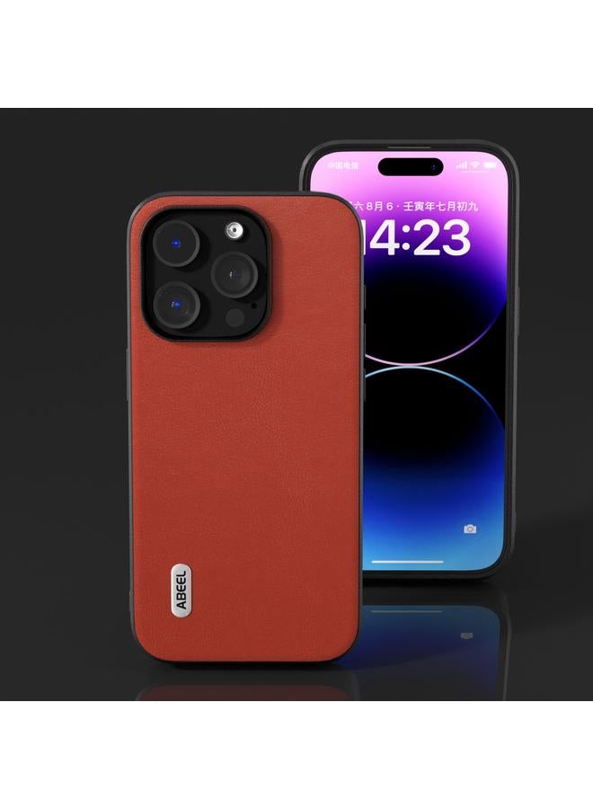 اس-توب جراب هاتف ABEEL Haze Texture PU لهاتف iPhone 15 Pro - Image 2