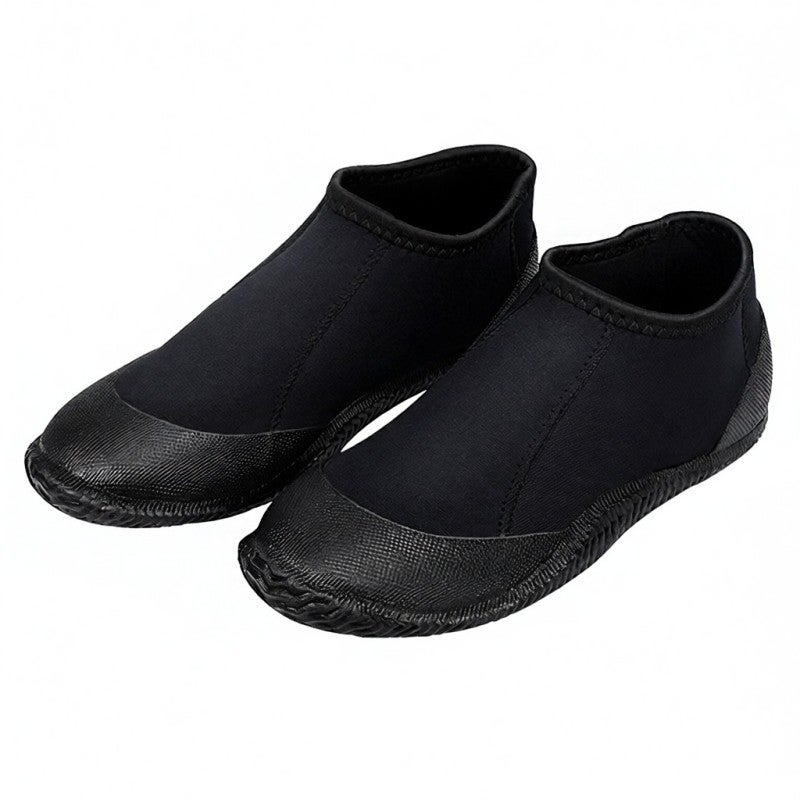 DIVE & SAIL Neoprene Diving Boots 3mm Wetsuit Booties with Anti-Slip Sole for Water Sport Scuba Diving - Image 1