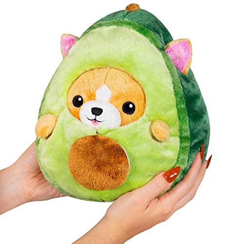 Squishable  Undercover Corgi in Avocado  Undercovers Collection  7 in  Soft Toy Collectible Stuffed Animal - Image 1