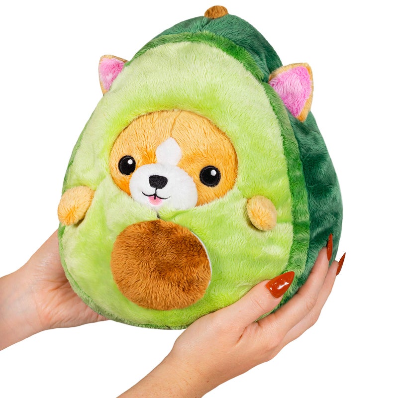 Squishable  Undercover Corgi in Avocado  Undercovers Collection  7 in  Soft Toy Collectible Stuffed Animal - Image 2