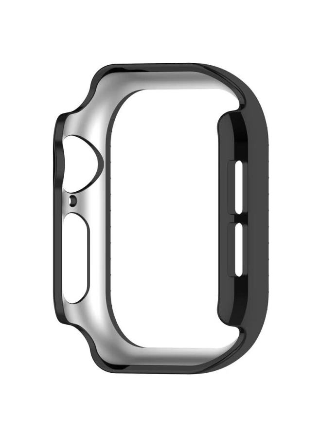 Kmaxai Diamond-encrusted Protective Case For Apple Watch S11, Compatible With Iwatch Series 10, 42mm Small Dial Case For Women, Black Frame - Image 4