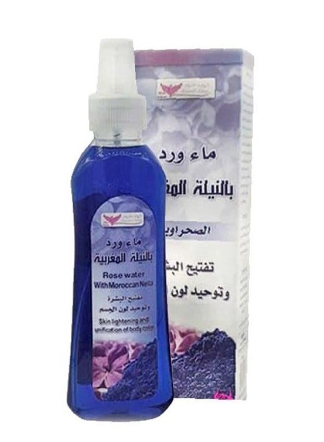 Kuwait Shop Moroccan Saharan Indigo Rose Water 200 Ml - Image 3