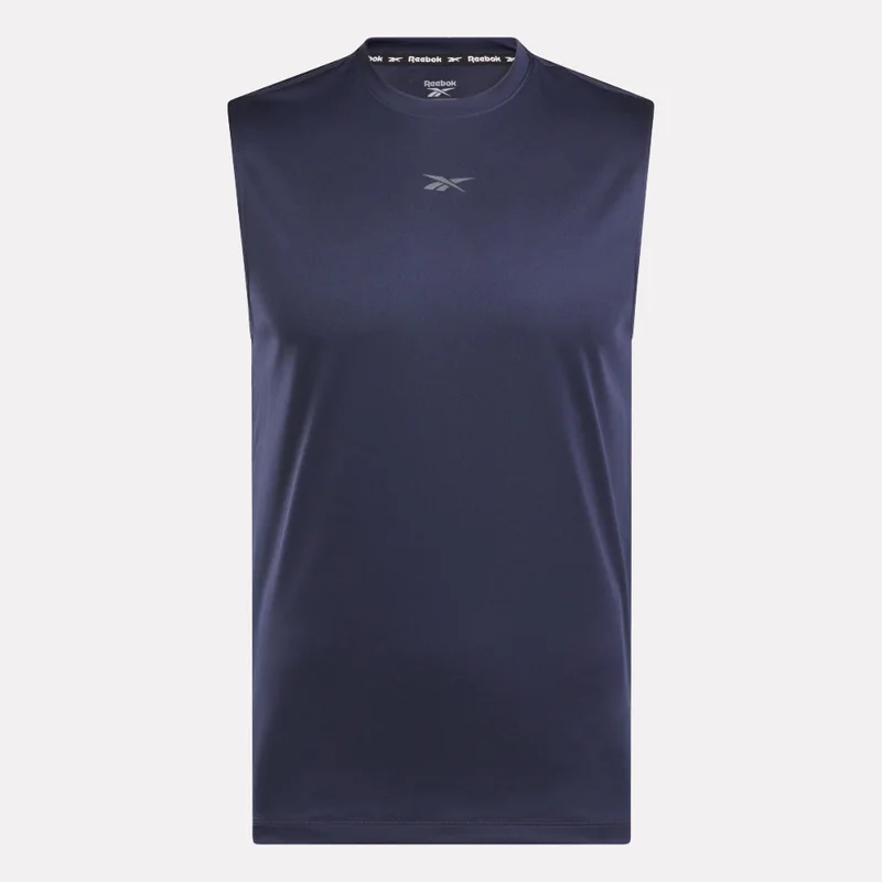 Reebok Blue Reebok Identity Train Sleeveless Tech Men's Tee - Blue for Men | Best Price UAE