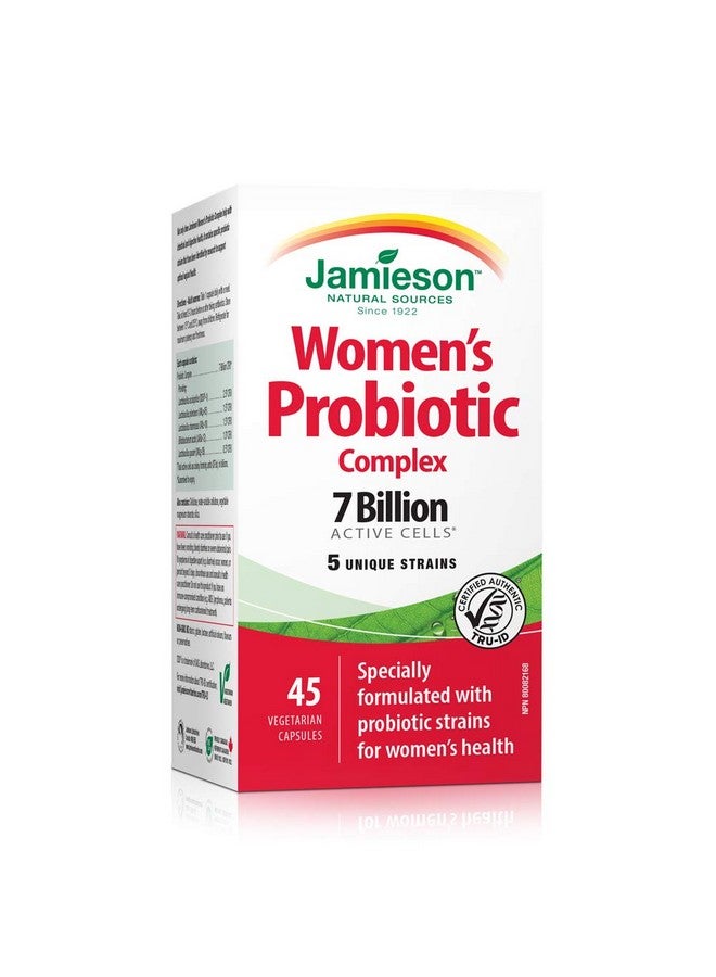 Jamieson Women’s Probiotic Complex 7 Billion, 45 Veg caps - Image 1