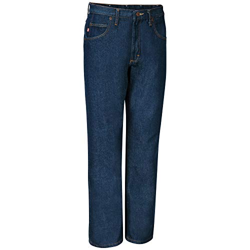 Red Kap mens Relaxed Fit jeans, Prewashed Indigo, 36W x 30L US - Image 5