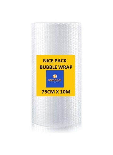 Air Bubble Wrap, Cushioning Wrap, Bubble Roll for Packing, Shipping, Moving and Storing fragile items, Size 75cm*10m