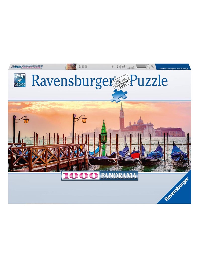 Ravensburger Ravensburger Panorama Gondolas in Venice Puzzle - 1000pcs - No:15082  - Image 1