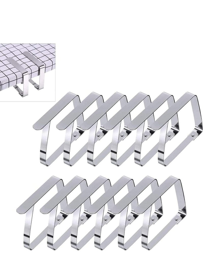 Loquat 12 Pcs Outdoor Tablecloth Clips，Picnic Table Cloth Clips Holders Cover Clamps for Home Party  Picnic - Image 1