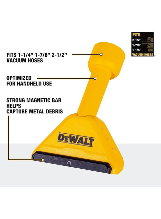 DEWALT Durable Strong Magnetic Utility Nozzle Yellow and Black DXVA00-1501 - Image 2