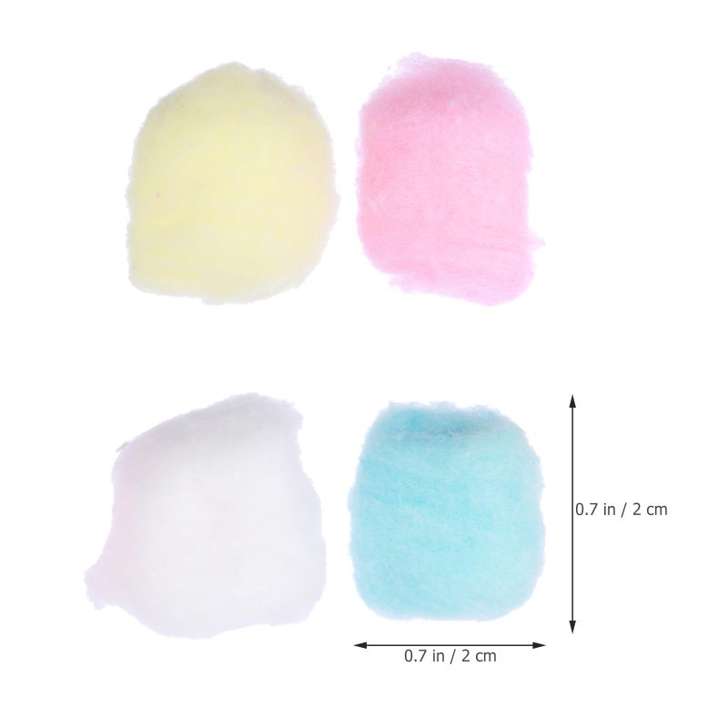 Degreased Cotton Balls for Small Pet Bedding 5 Pack 500 Pieces Warm Cage Cushion - Image 3