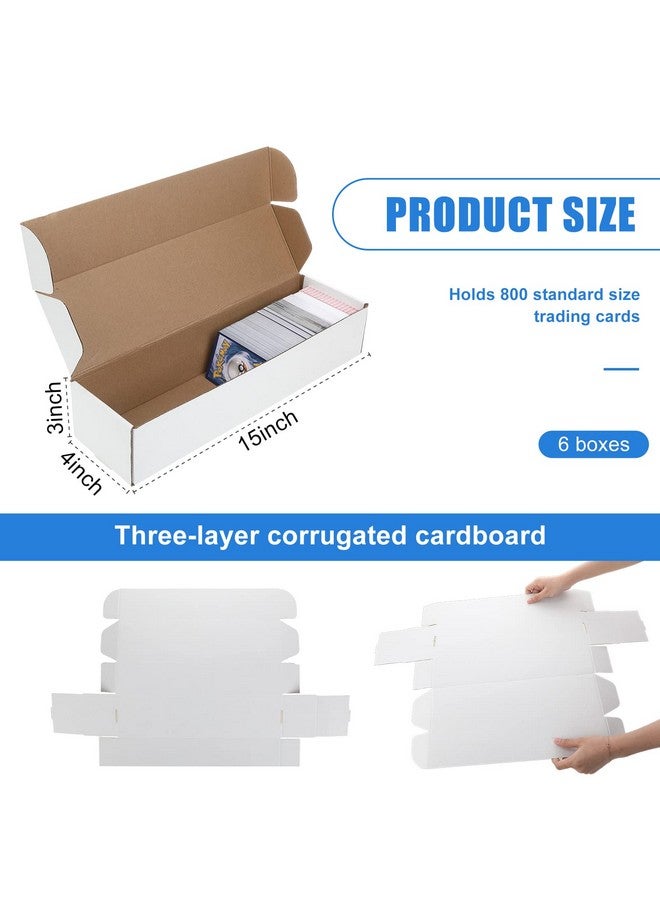 Yexiya Yexiya 10 Pcs 800-Count Storage Box Card Holders for Trading Cards Sports Card Collector Box Trading Card Organizer for Trading Gaming Sports Cards Collecting  - Image 2