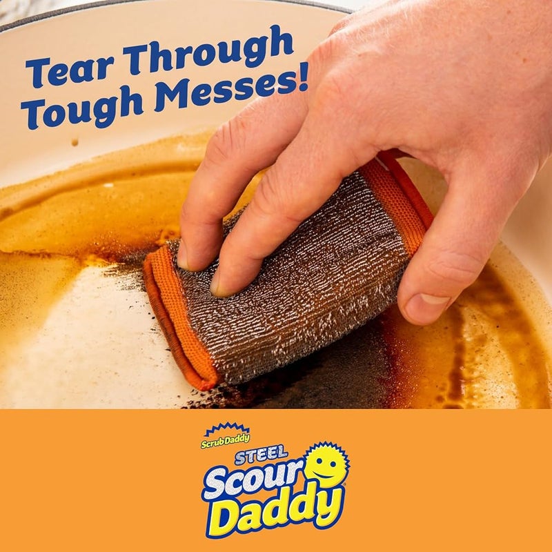 سكراب دادي Scrub Daddy Scour Daddy Steel (2 قطع x 6) - Image 2