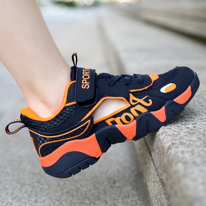 Boy'S Frame Shoes Summer Breathable Children'S Sneaker Boy'S Baotou Sandals Middle And Big Children'S Children'S Shoes Trendy - Image 2